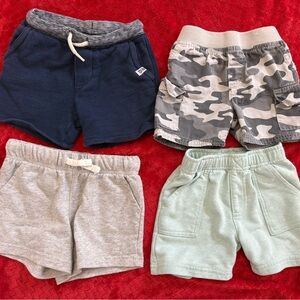 Kids Shorts, 18 M and 2T, four pair